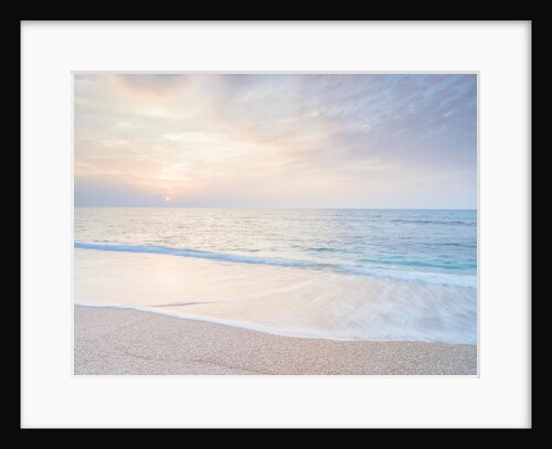 Calm beach at sunset by Assaf Frank